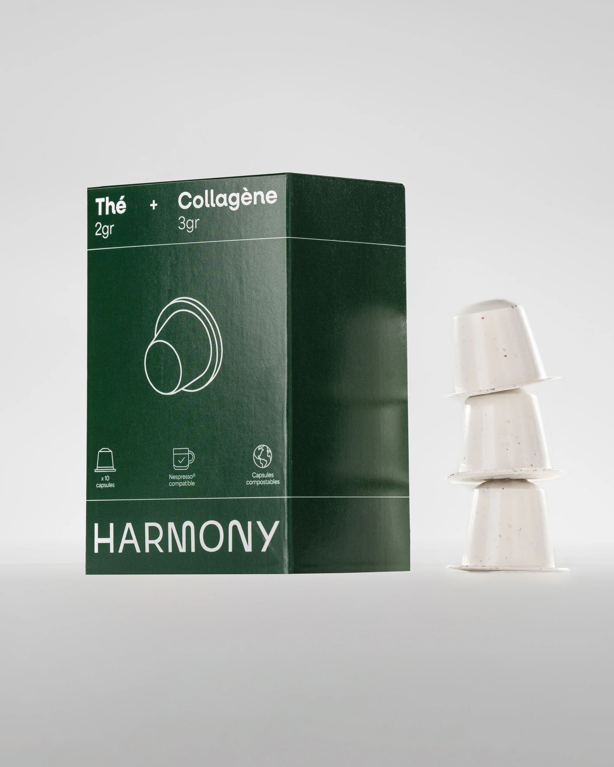 Collagen Tea — Nespresso-style capsules with Marine Collagen and Green Tea