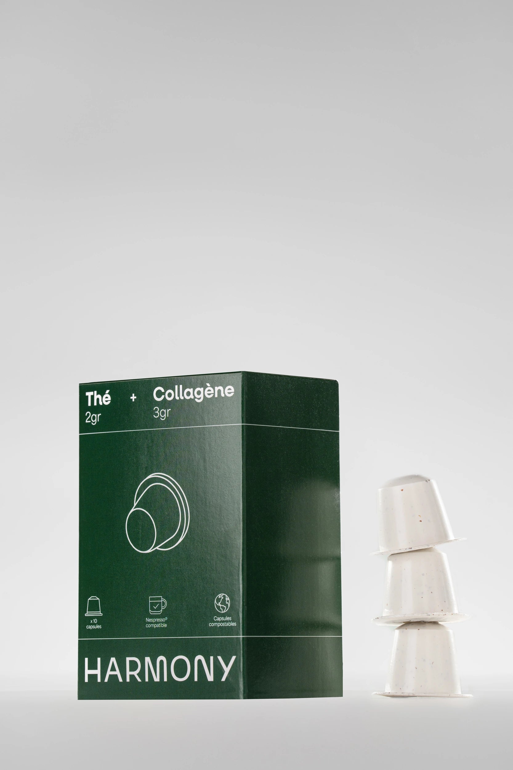 Collagen Tea — Nespresso-style capsules with Marine Collagen and Green Tea