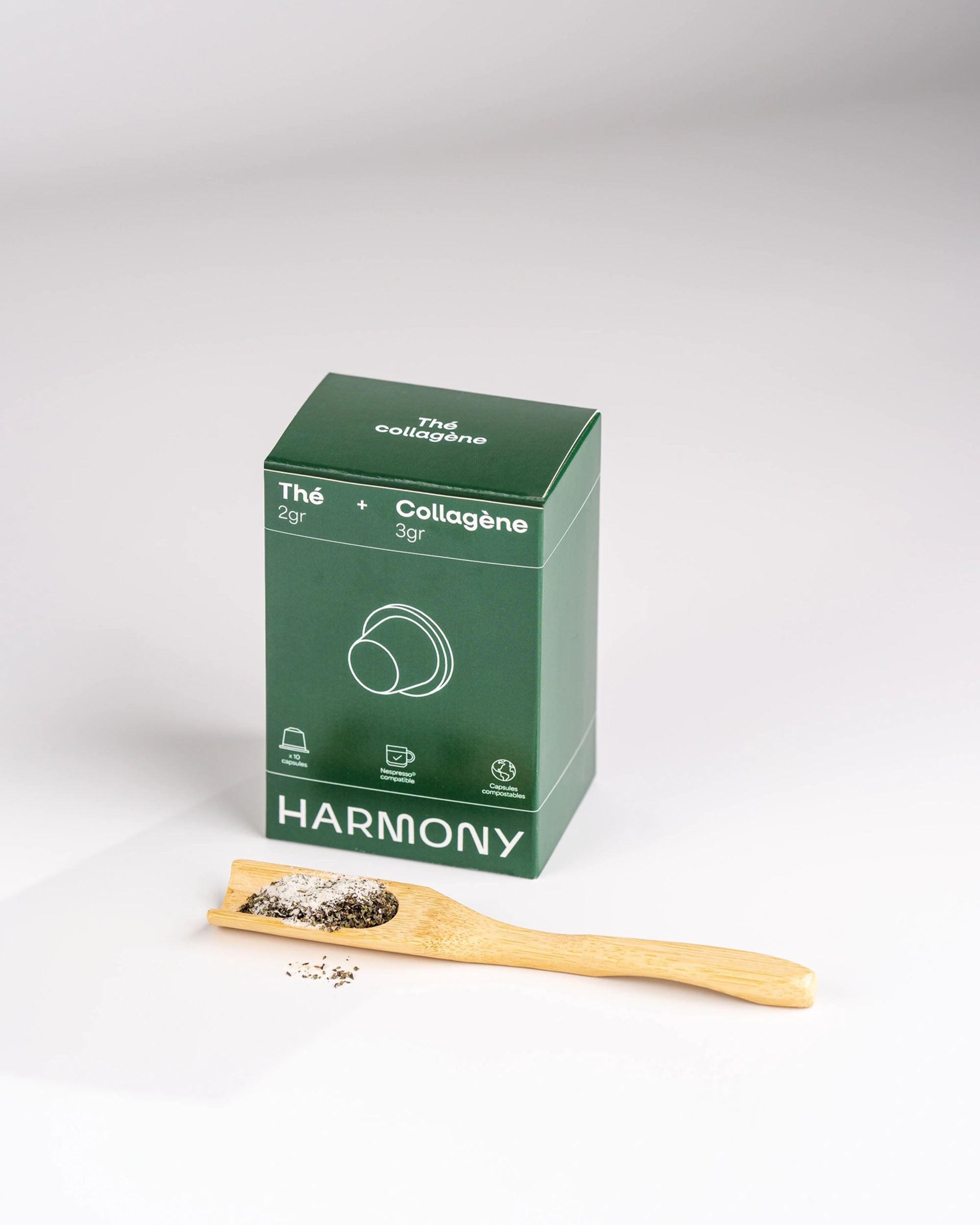 Collagen Tea — Nespresso-style capsules with Marine Collagen and Green Tea