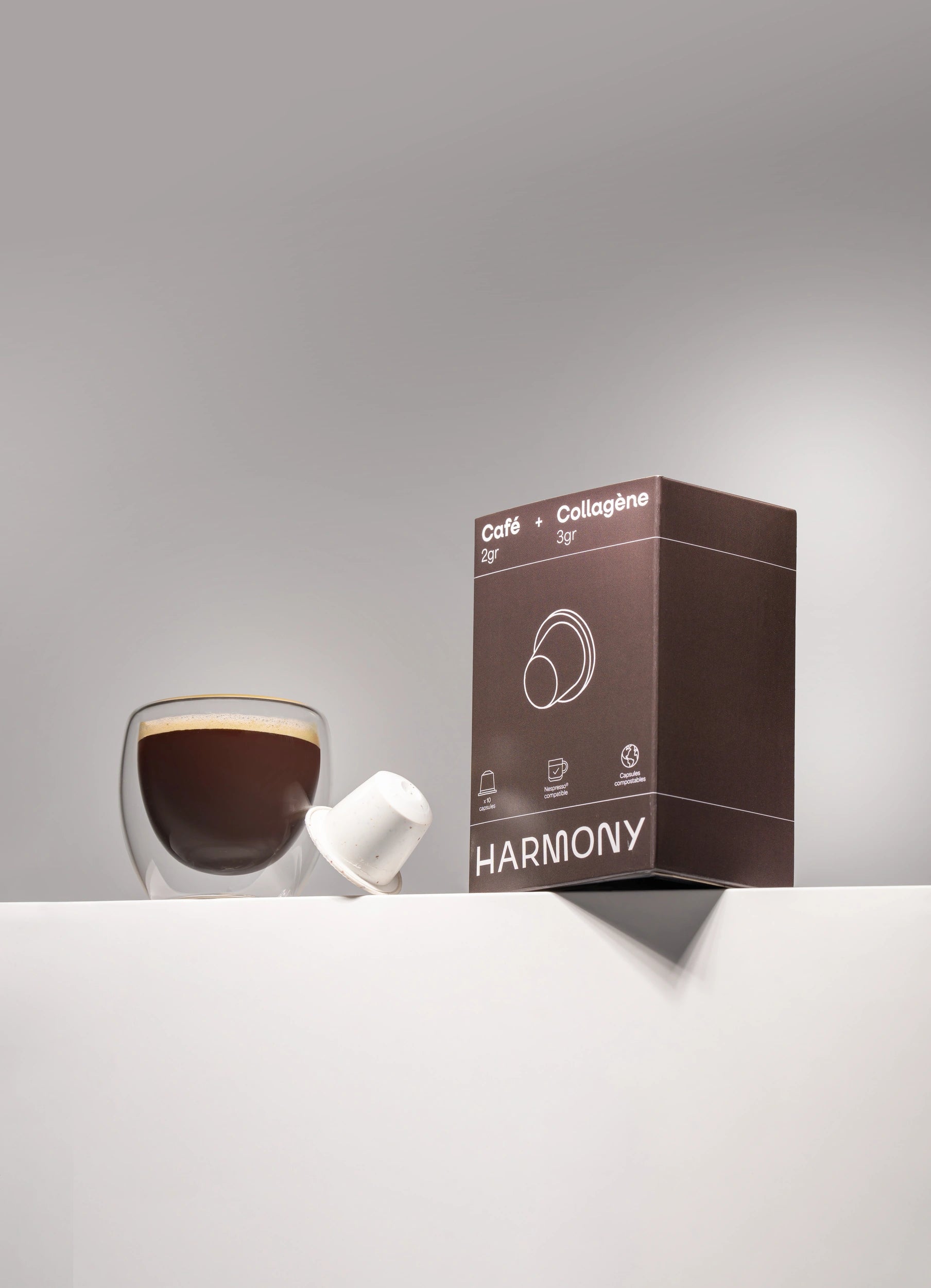Collagen Coffee — Nespresso-style capsules with Marine Collagen and Coffee