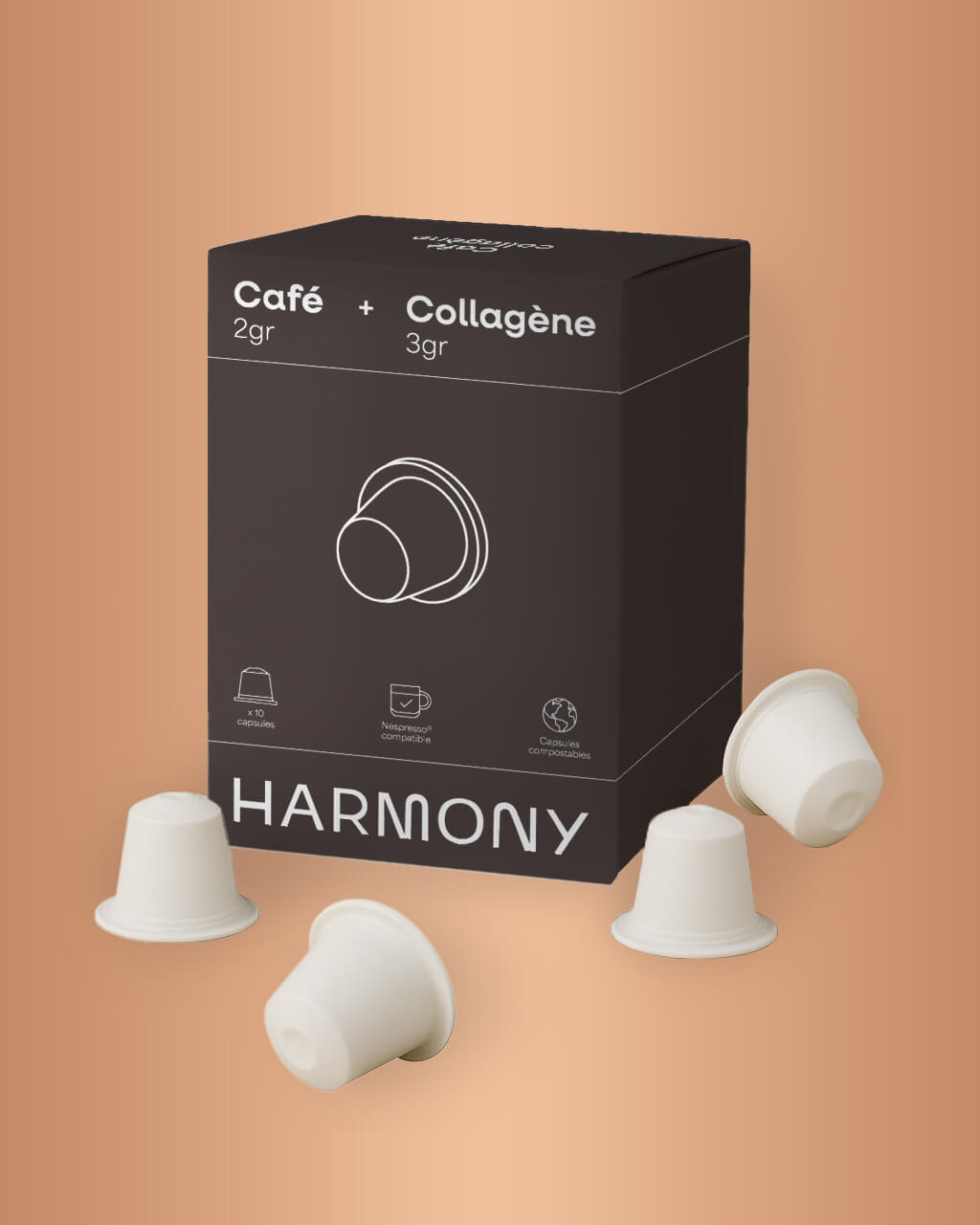 CAFE COLLAGÈNE - Types Nespresso® - Peau, cheveux et ongles