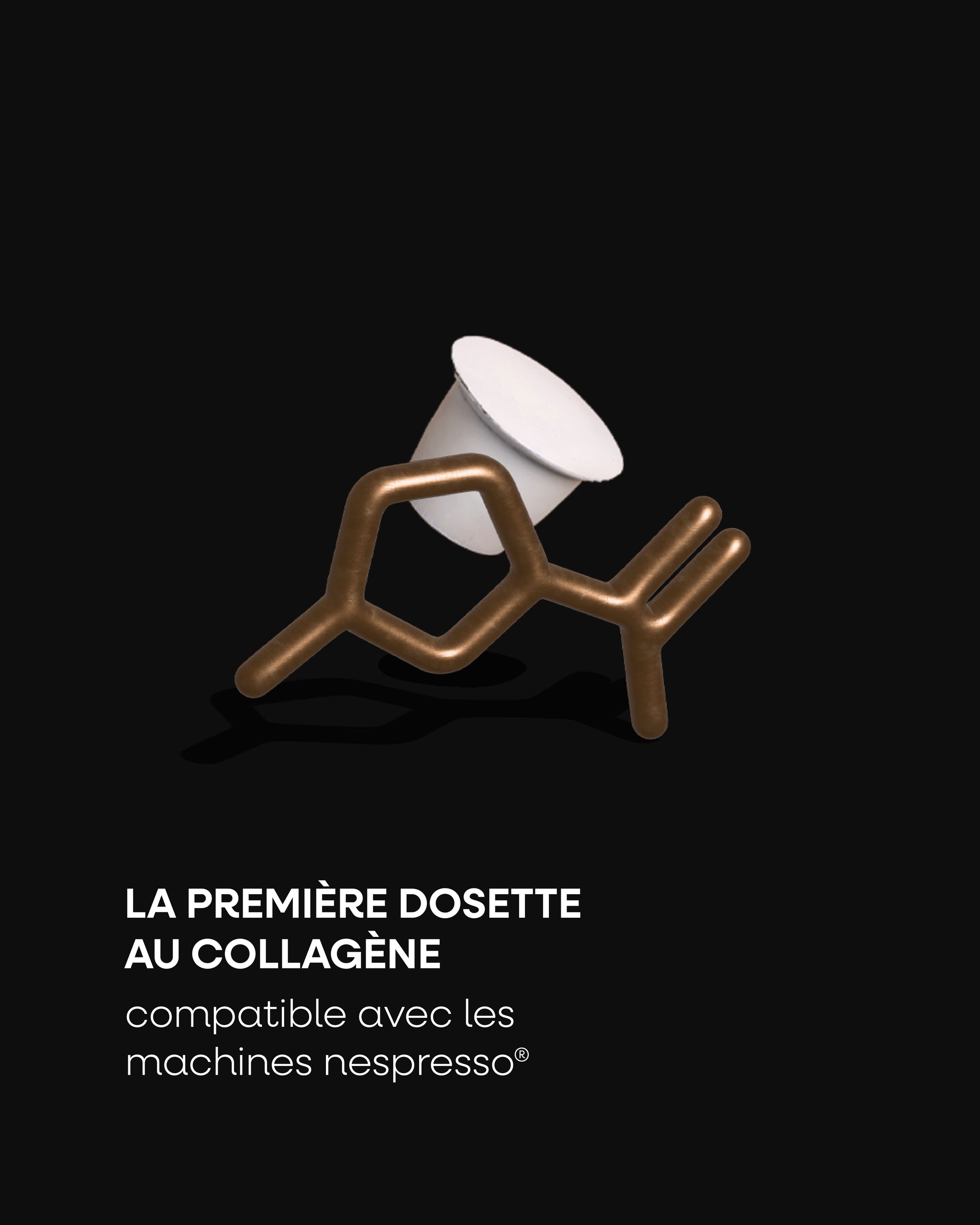 10 CAPSULES MATCHA + COLLAGENE Types Nespresso® - Peau, cheveux et ongles