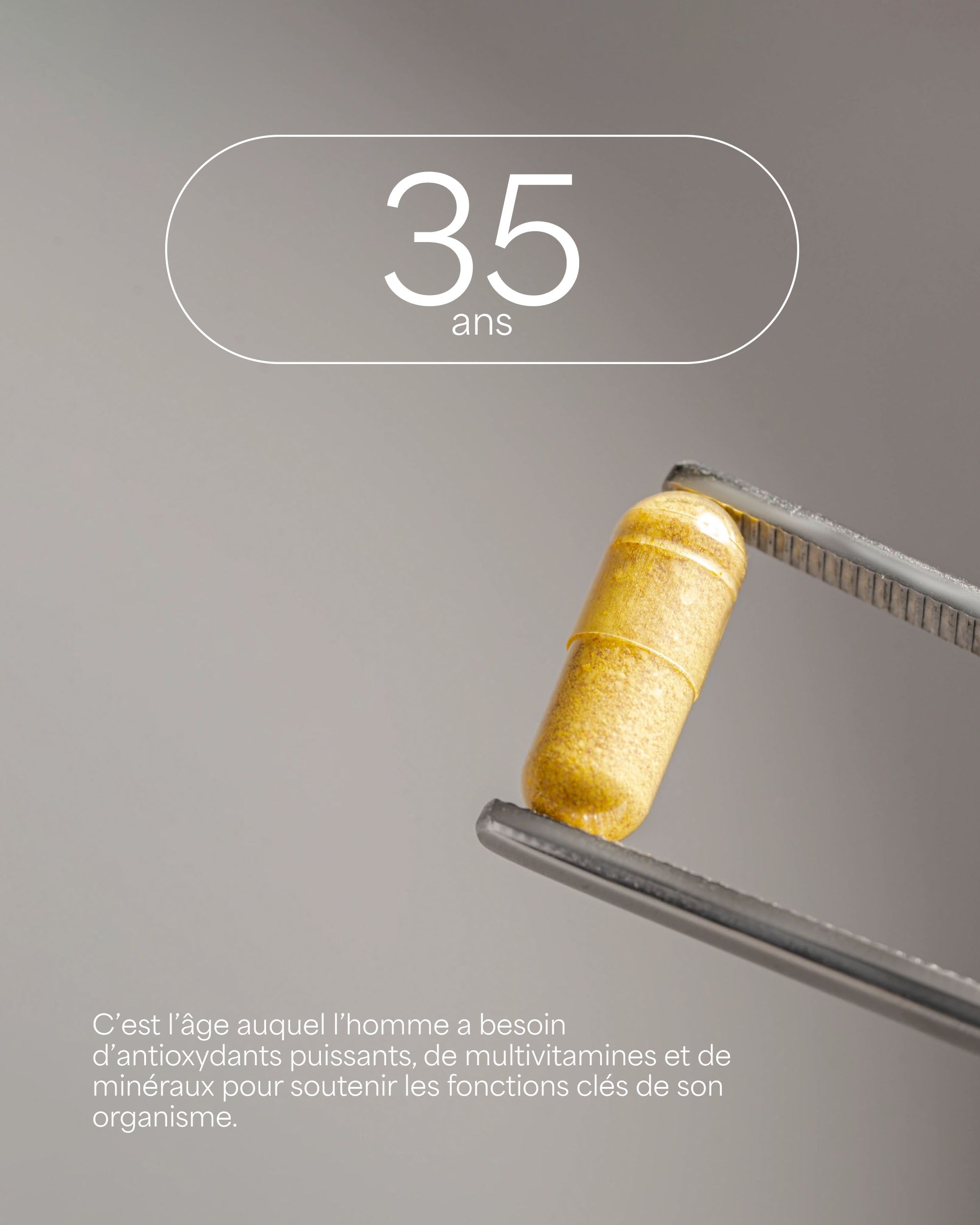 Protocole L'Essentiel Homme favorisant la vigueur et l'équilibre hormonal avec des actifs à haute biodisponibilité.